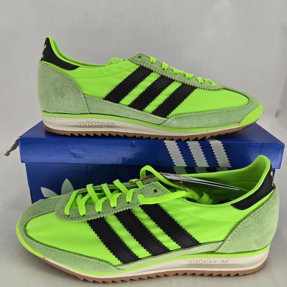 Adidas SL 72 OG W Semi Lucid Green Black Gum JQ8307 Womens 7.5 NWT Retro - Picture 3 of 16